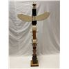 Image 8 : Large Ornate Hand Carved Decorated Figural First Nations Totem Pole