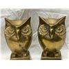 Image 2 : Pair Of Brass Owls