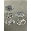 Image 2 : 5 Chauffeur Licence Plate Tag Badges