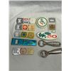 Image 2 : Tray Of Vintage Bottle Openers, Carlsberg Light, Budweiser, Molson, Etc..