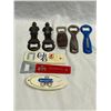 Image 2 : Tray Of Vintage Bottle Openers, Red Cap, Colt 45, O'Keefe, Etc..