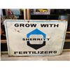 Image 1 : Vintage Metal Grow With Sherritt Fertilizers Sign
