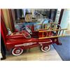 Image 1 : Vintage Fire Department Engine #9 Pedal Car With Ladders, Bell And Siren
