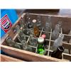Image 4 : Assorted Collectibles, Bin Of Paper Ephemera, 2 Wooden Crates, And Pop Bottles, Etc''