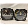Image 3 : 4 Vintage Airplane Gauges And Compasses