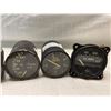 Image 3 : 5 Vintage Airplane Gauges