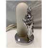 Image 1 : Vintage Art Deco Desk Lamp With Woman And Cylinder Shade
