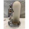 Image 3 : Vintage Art Deco Desk Lamp With Woman And Cylinder Shade