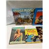 Image 2 : Assorted Records, Books, And Picture Disk, Johnny Cash, Village People, Etc…