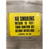 Image 1 : Metal No Smoking Within 10 Ft Flange