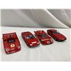 4 Die-Cast Solido Toy Cars