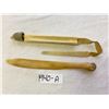 Image 1 : Carved Bone Knife And Carved Bone Utensil