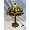 Image 2 : Vintage Quality Tiffany Style Dragonfly Lamp