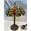 Image 1 : Vintage Quality Tiffany Style Dragonfly Lamp