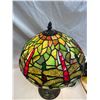 Image 3 : Vintage Quality Tiffany Style Dragonfly Lamp