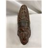 Image 3 : Vintage Hand Carved And Painted First Nations Indian Chief Head Pipe “Montreal”