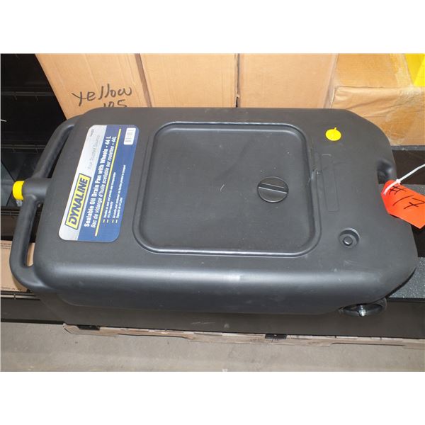 Oil Drain Pan On Wheels