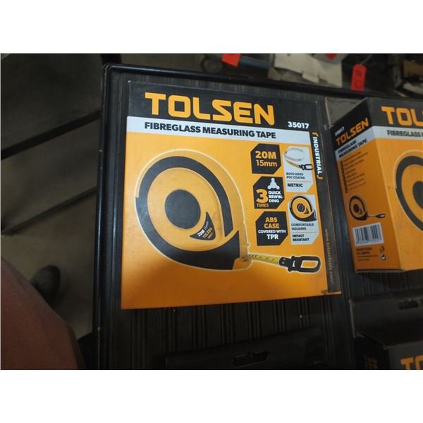 2 Tolsen 20 Meter Measuring Tapes