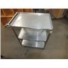 Image 1 : Stainless Steel Catering Cart On Wheels