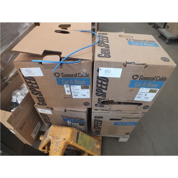 4 Boxes Of Cable