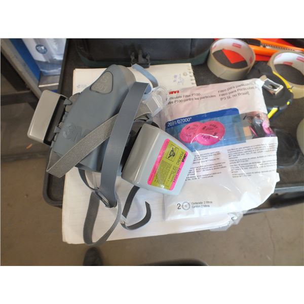 Half Mask respirators and P-100 Filters
