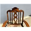 Image 4 : WOODEN ROCKING CHAIR WITH CUSHIONS