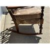 Image 5 : WOODEN ROCKING CHAIR WITH CUSHIONS