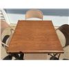 Image 2 : SAMSONITE CARD TABLE AND FOUR FOLDING CHAIRS