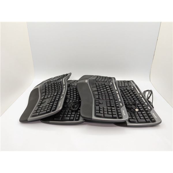 Lot of Microsoft Natural Ergonomic Keyboard 4000 V1.0 KU-0462