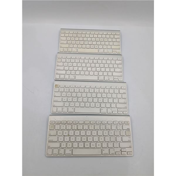 Lot of 4 Apple Wireless Keyboards - Issues