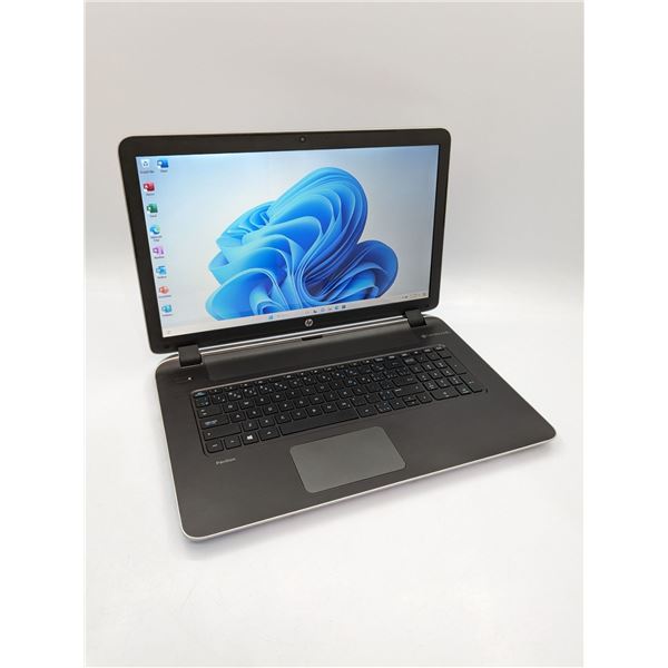 HP 17-f084ca 17" Laptop - AMD A10 5th Gen 256GB SSD 12GB RAM Windows 11 Home