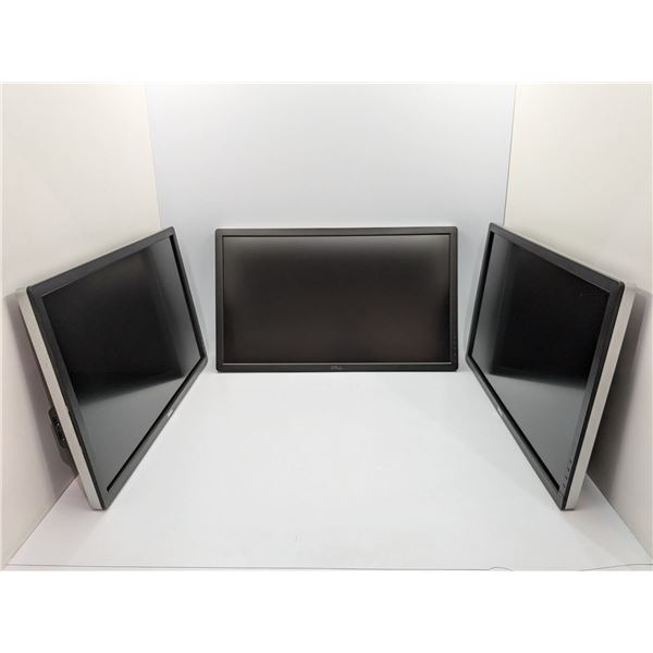 Lot of 3 Dell 24" Monitors U2713HMt