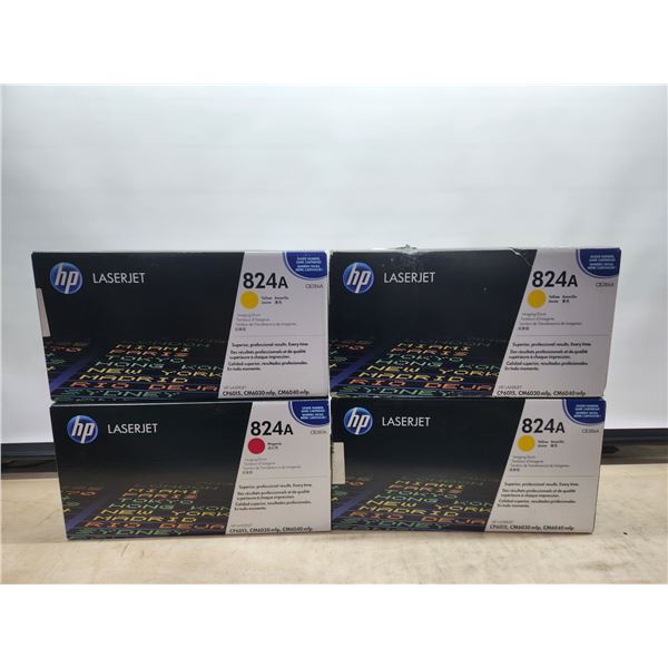 Lot f 4 New HP Laserjet 824A Toner