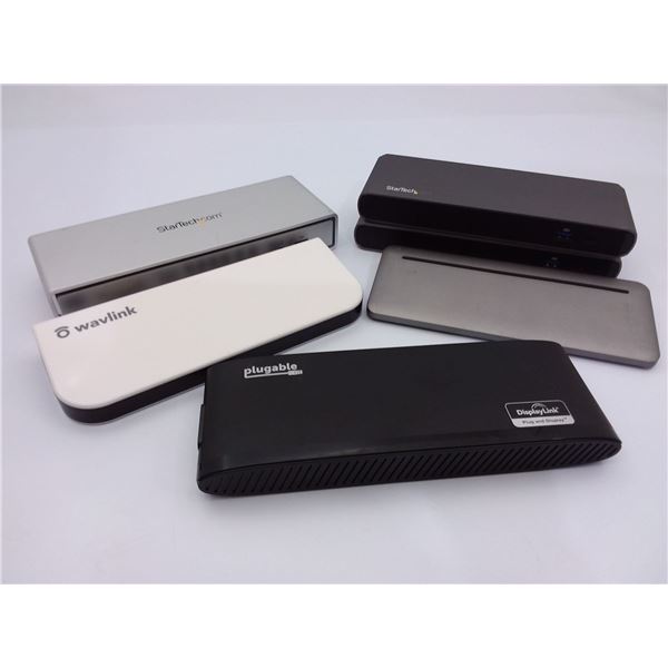 Lot of 6 Laptop Docks