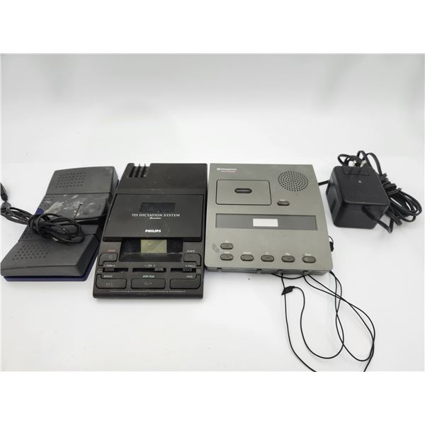 Philips and Dictaphone Dictation Equipment