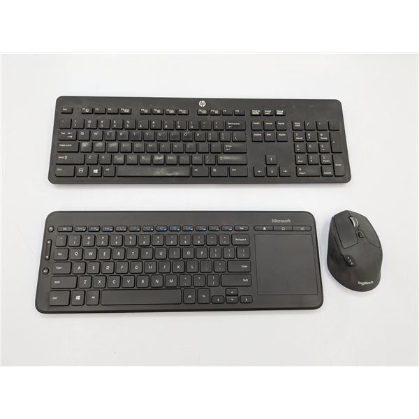 Two Wireless Keyboards and Wireless Mouse