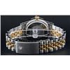 Image 5 : Rolex Mens Two Tone White Dial Diamond Bezel 36MM Datejust Wristwatch