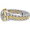 Image 8 : Rolex Ladies Quickset Two Tone Blue Diamond And Sapphire Datejust Wristwatch 26M