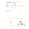 Image 1 : Platinum 1.74 ctw GIA Yellow Sapphire Solitaire w/ Diamond Accents Engagement Ri