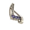Image 2 : Tanzanite & Diamond Freeform Slide Style Pendant