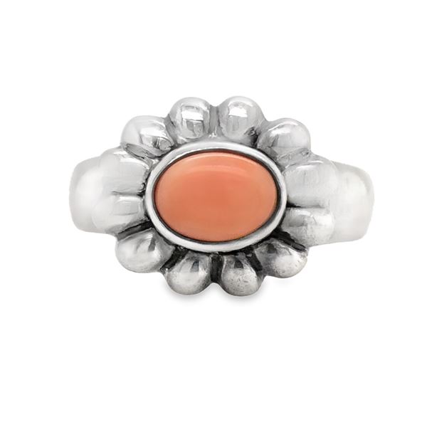 Joseph Esposito ESPO Sterling Coral Ring
