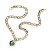 Image 2 : Emerald Diamond Cuban Curb Chain Link Necklace