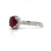Image 2 : 14k Burma Ruby & Diamond Ring