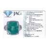 Image 8 : GIA Colombian Emerald & Diamond Ring