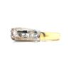 Image 2 : Round & Princess Cut Diamond Wedding Ring