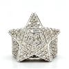 Image 1 : 7.50ct Pave Diamond Star Statement Ring