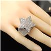 Image 5 : 7.50ct Pave Diamond Star Statement Ring