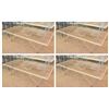 Image 1 : Qty 4 Wire Greenhouse Growing Tables 97"L x 49"W x 29"H (2 are in bad shape - see pictures)