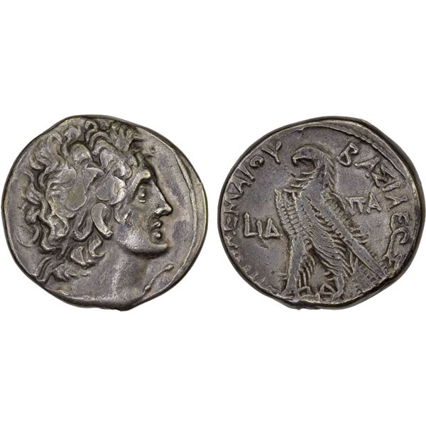 PTOLEMAIC EGYPT: Ptolemy X Alexander I, 101-88 BC, AR tetradrachm (13.62g), Alexandria, year 14 (101
