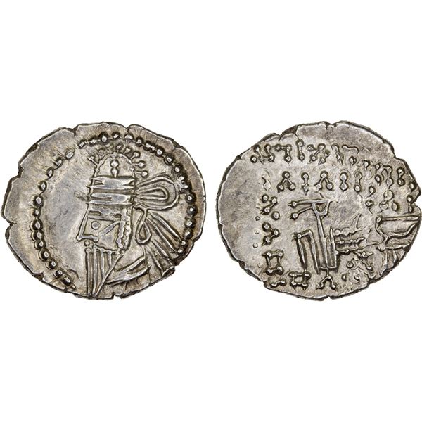 PARTHIAN KINGDOM: Osroes II, ca. 190-208 AD, AR drachm (3.73g), Ekbatana, AU